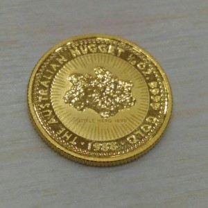 鴻運小金幣反面
