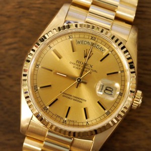 超強優惠現金加價送！ROLEX全金腕錶 回收