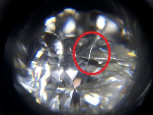 09.02-常見的鑽石內含物-Feather羽裂紋  JEWEL CAFE 鑽石回收專門店 (新北市-蘆洲店)-2