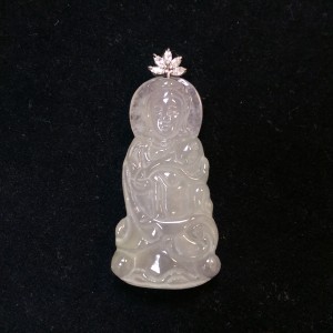 觀音翡翠玉墜