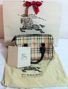 經典BURBERRY 波士頓包