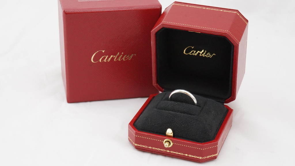 Cartier1895鉑金戒收購