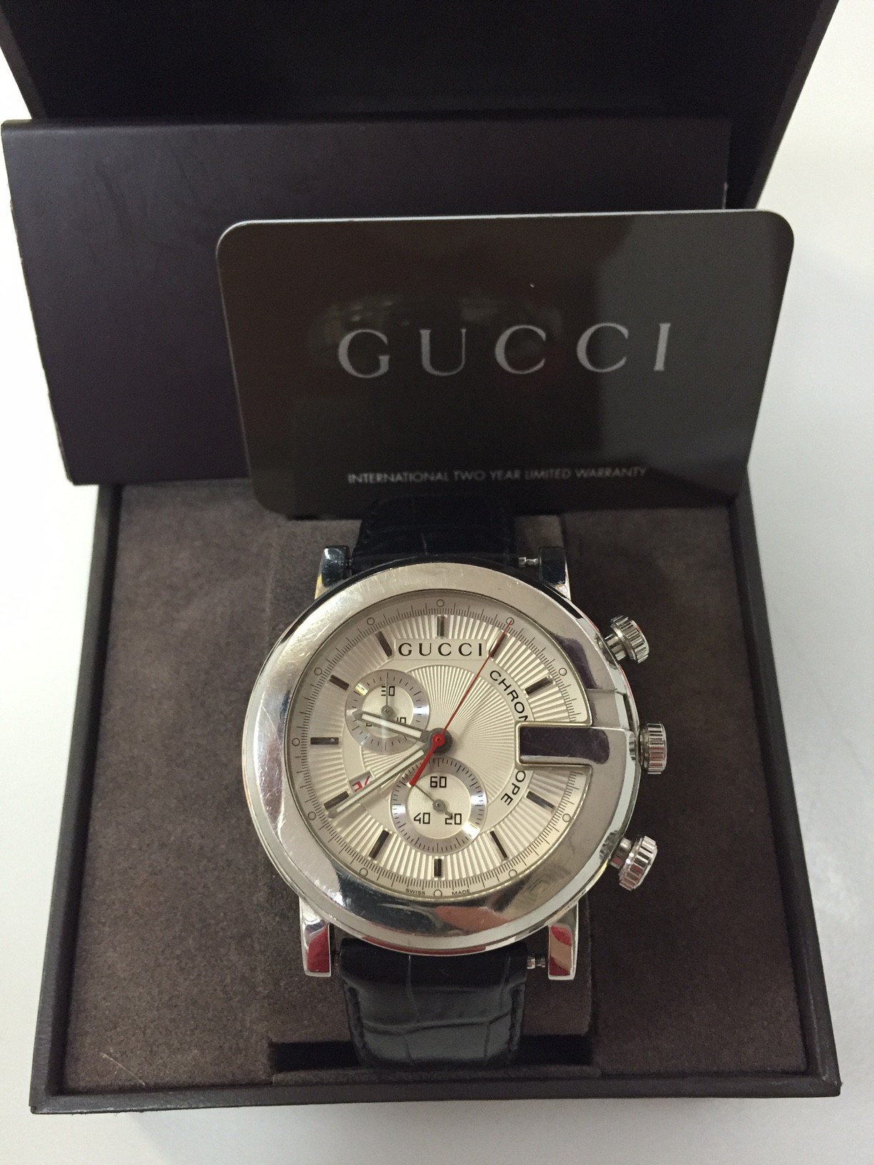 GUCCI 10461456 石英男錶
