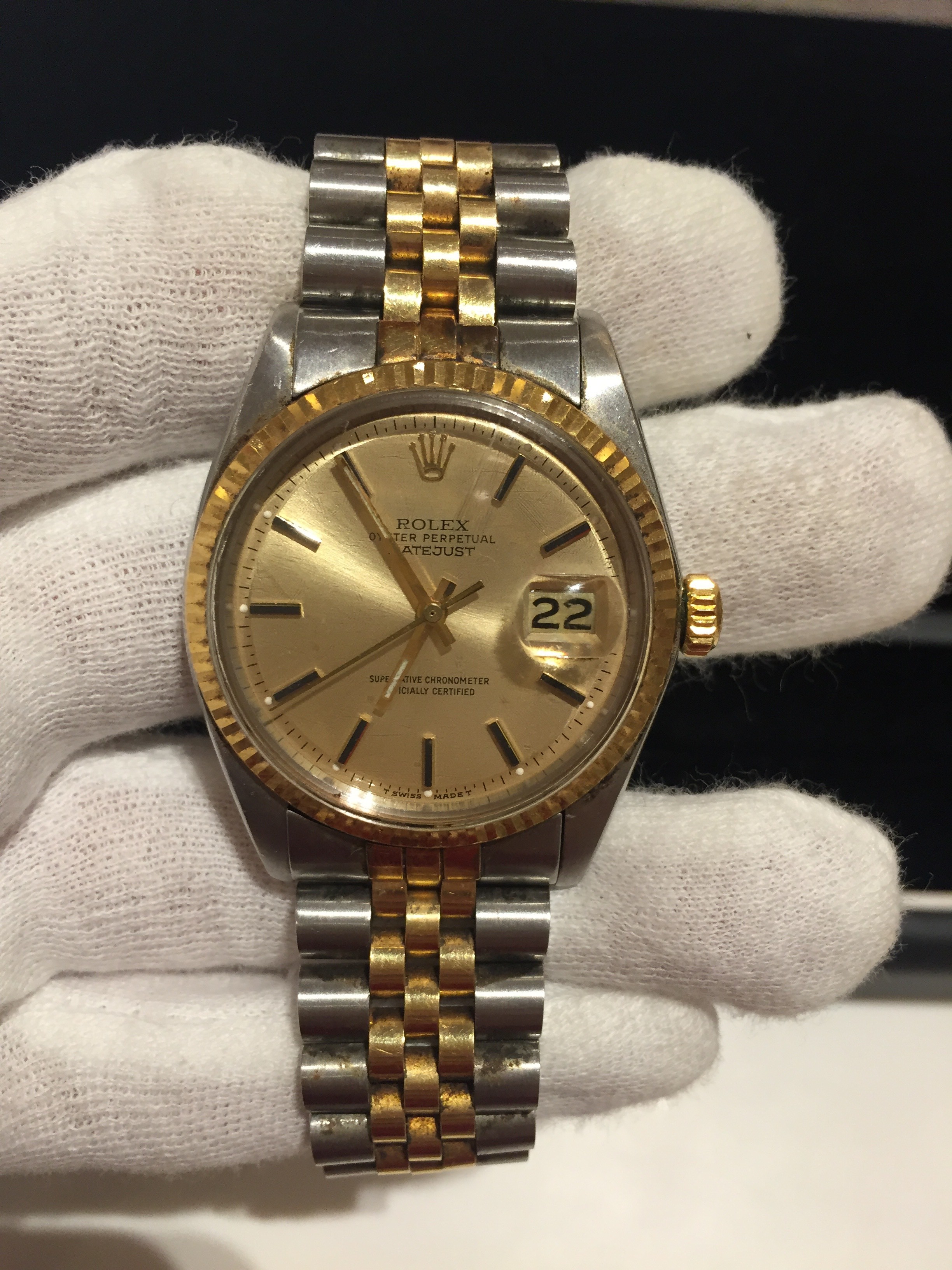ROLEX DATEJUST 1601 機械男錶