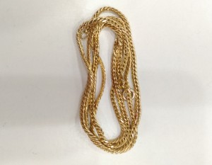 年代久遠的K金項鍊收購